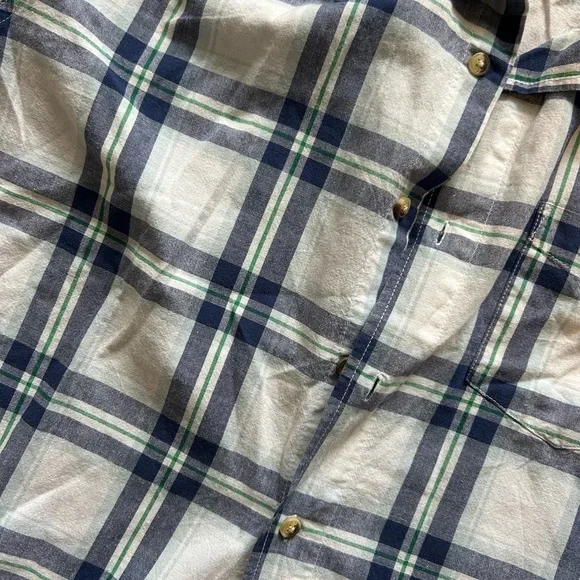 Wrangler Jeans CO. Button Up Shirt Men's Medium Long Sleeve Multi Plaid Cotton - Picture 4 of 7